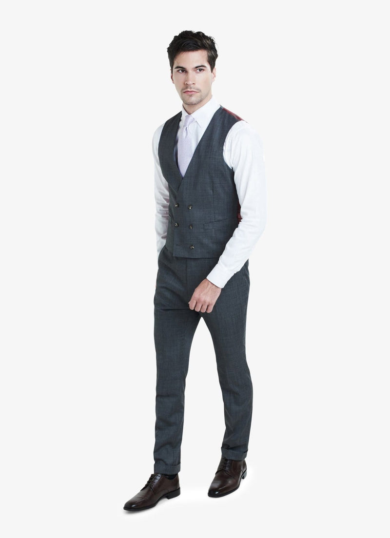 Grey Plain Waistcoat