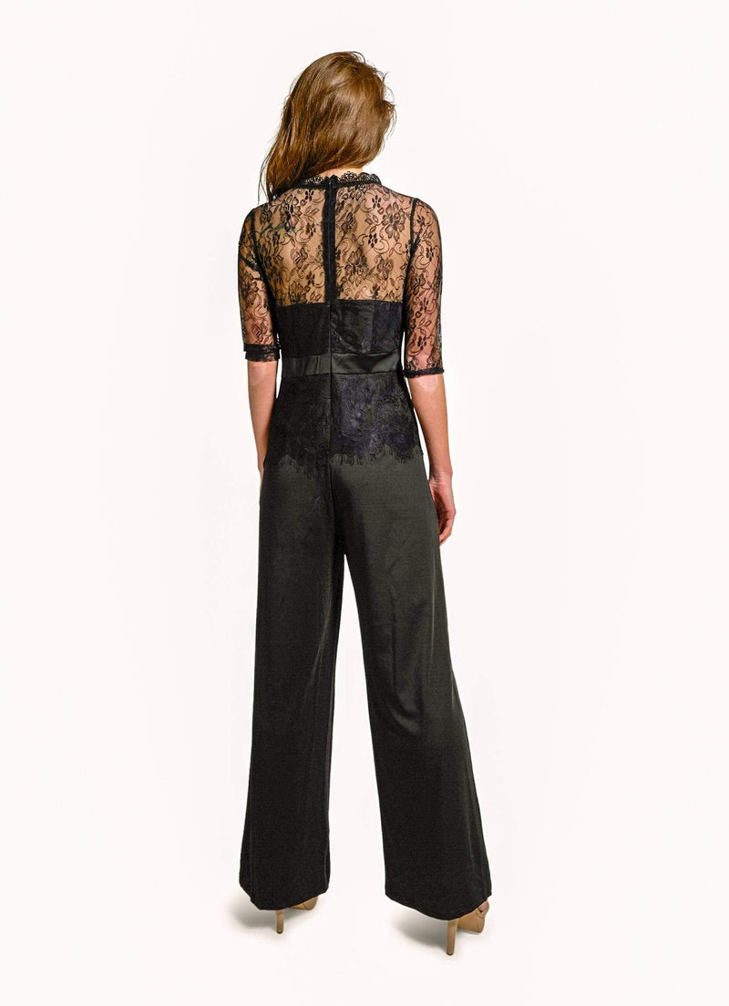 Black Lace Jumpsuit