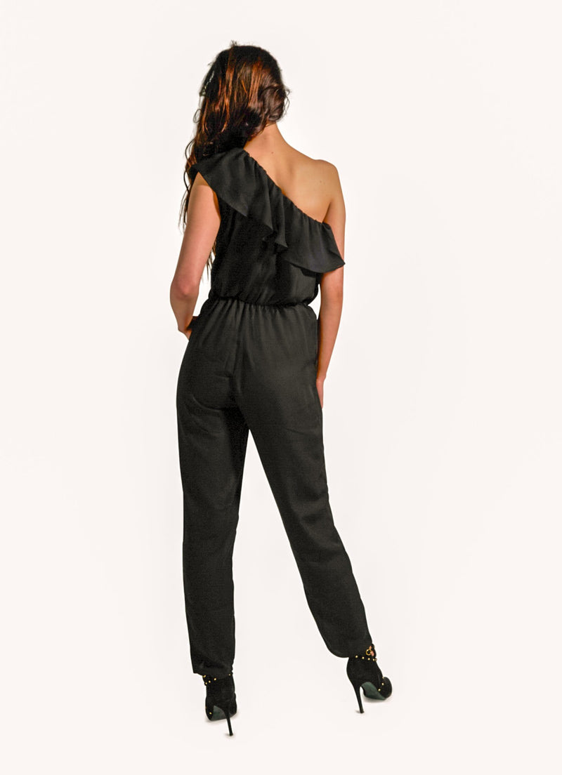 Black Off-Shoulder Jumpsuit