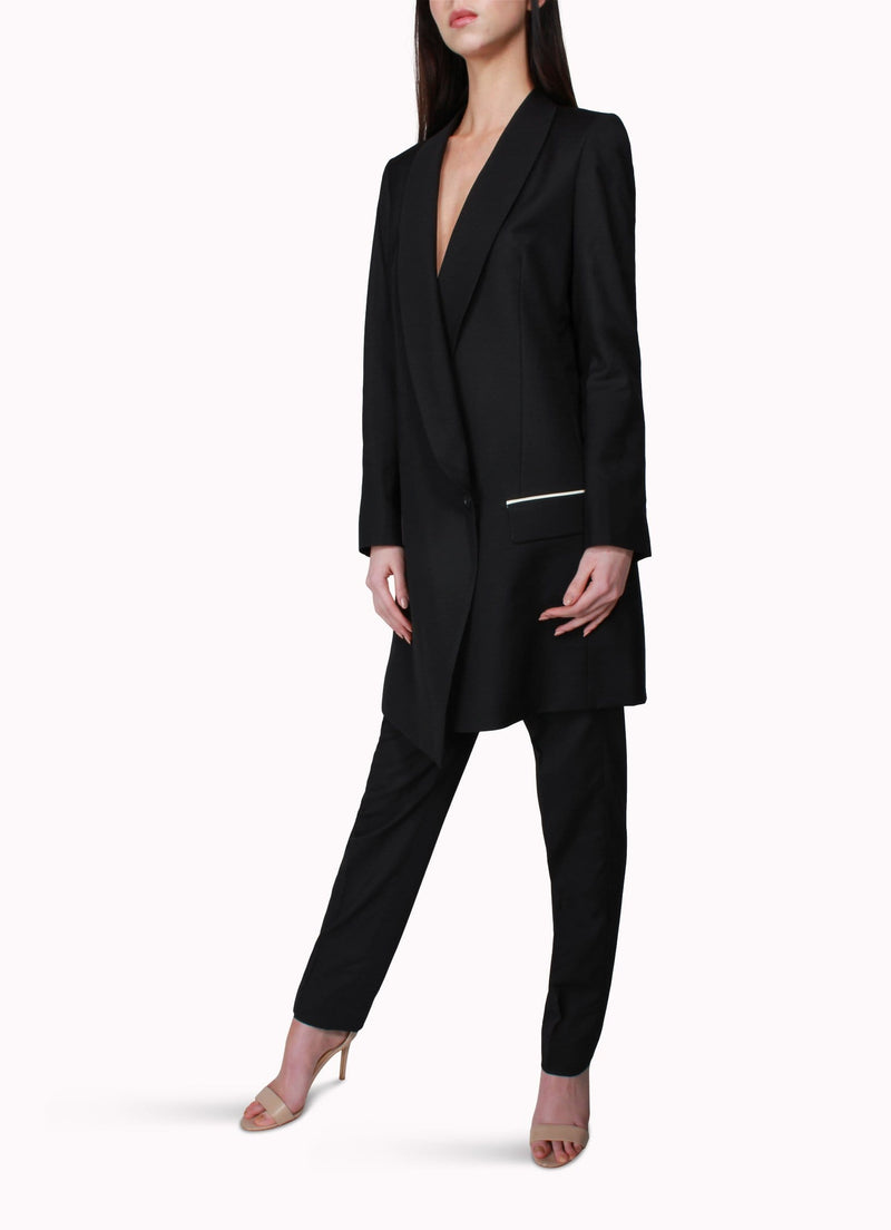 Black Long Jacket Suit