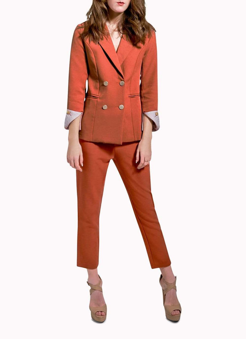 Burnt Orange Suit