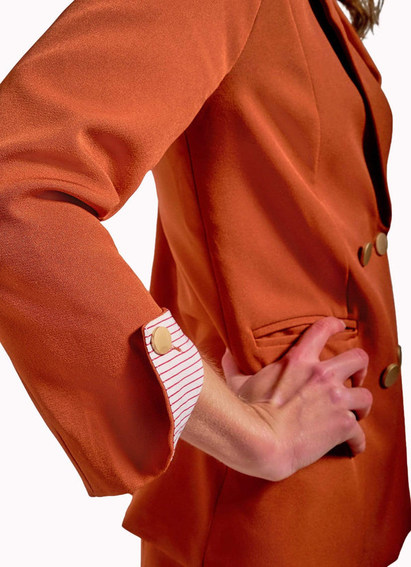 Burnt Orange Suit