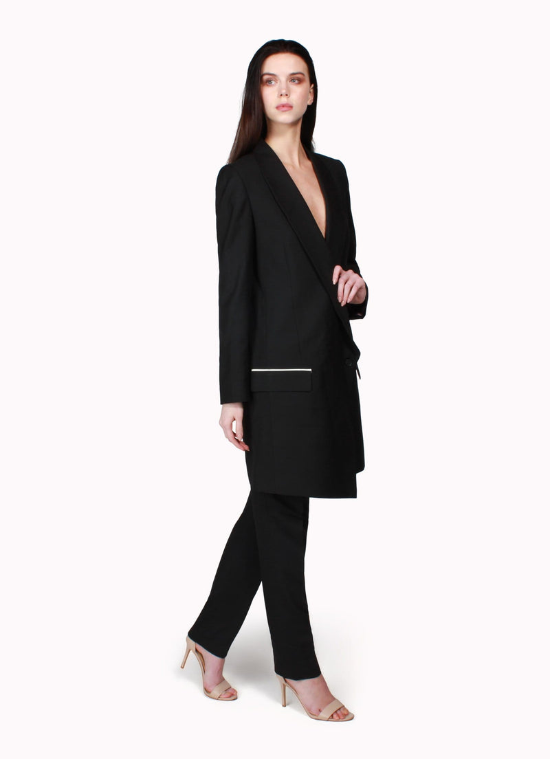 Black Long Jacket Suit